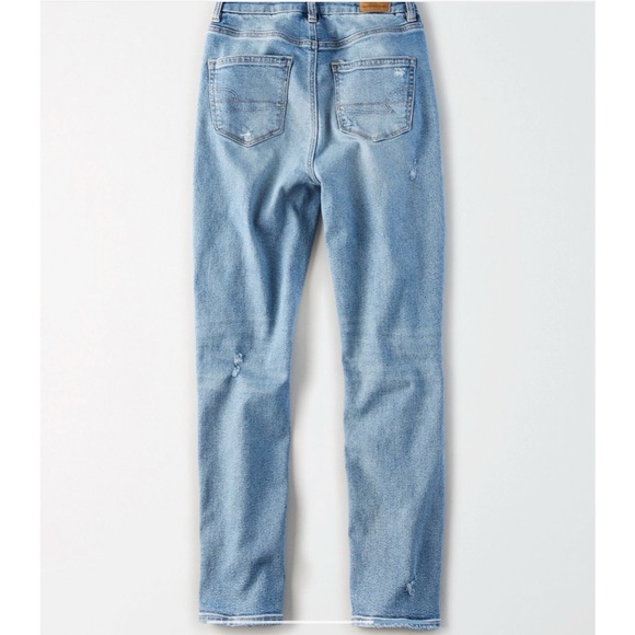 American Eagle | mom stretch ripped curvy jeans - Picture 4 of 6
